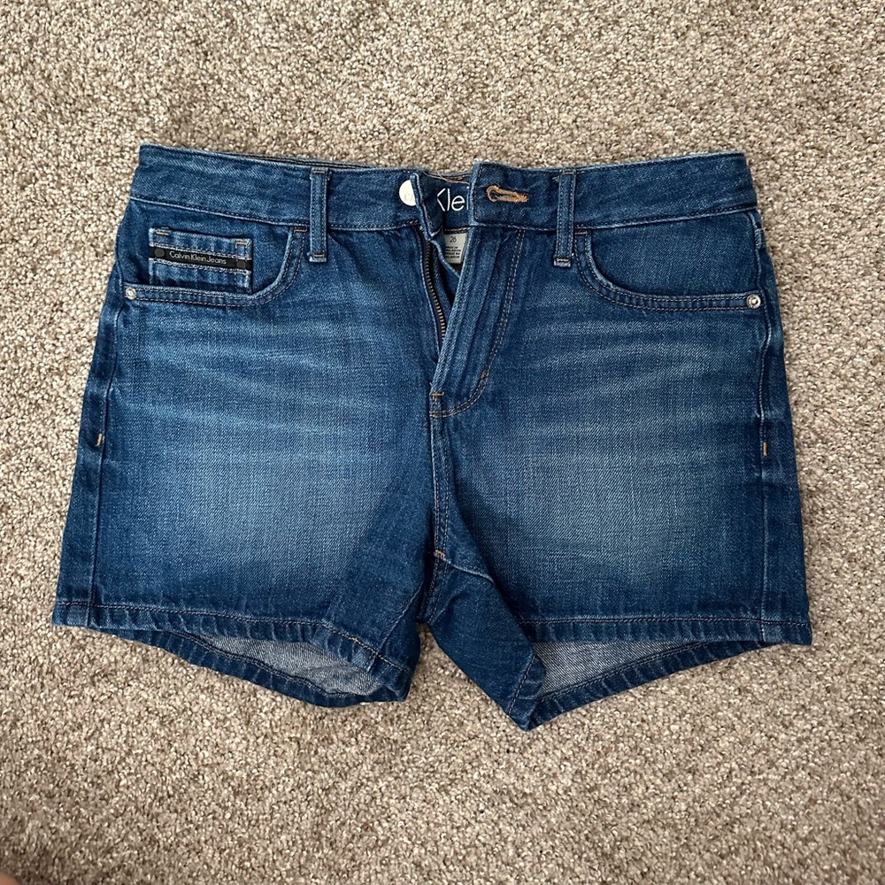calvin klein jean shorts size 26